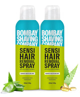 Bombay Shaving Company Sensi Hair Removal Spray - 200g | Pack of 2 | For Chest, Arms, Underarms & Legs | Pleasant Smell |Hair Removal Cream Spray - Vamzn#