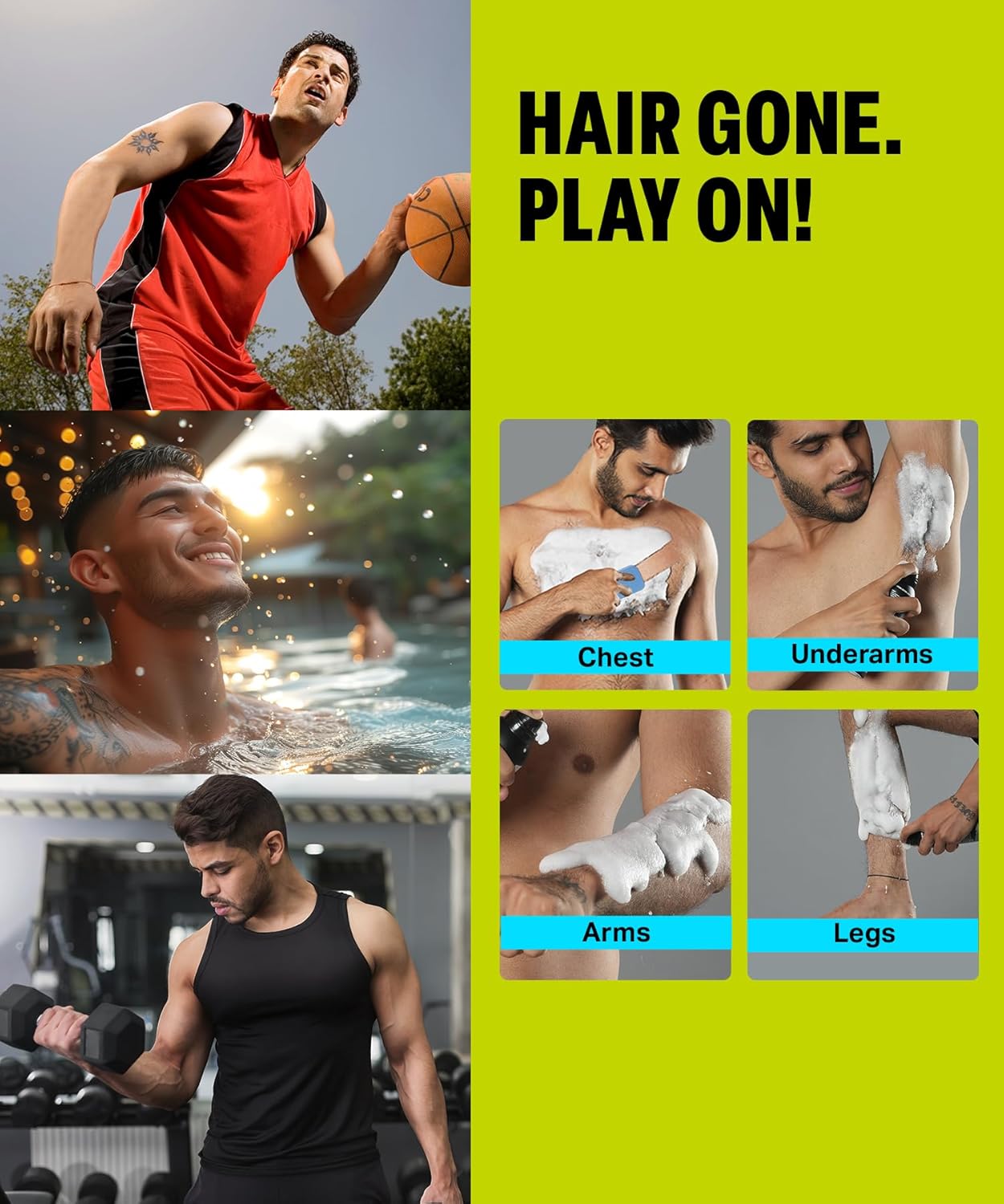 Bombay Shaving Company Sensi Hair Removal Spray - 200g | Painless & Irritation Free Spray (200 ml) | For Chest, Arms, Underarms & Legs | Pleasant Smell | Prime Exclusive |Hair Removal Cream Spray - Vamzn#
