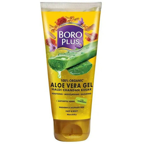 Boroplus 100% Organic Aloe Vera Gel Haldi Chandan Kesar - Vamzn#