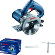 Bosch GDC 141 Professional Diamond Tile/Stone/Marble Cutter, 1450W, 125 mm, 12000 rpm, 3 kg + Hex Key, Hexagon Socket Wrench - Vamzn#