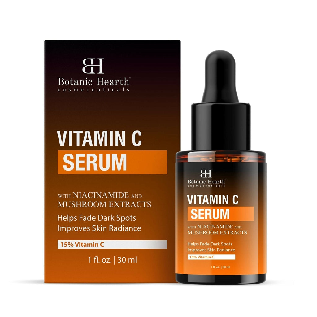 Botanic Hearth 15% Vitamin C Face Serum Targets Dark Spots, Sun Damage, Wrinkles to Brighten & Even Tone Skin - Vamzn#