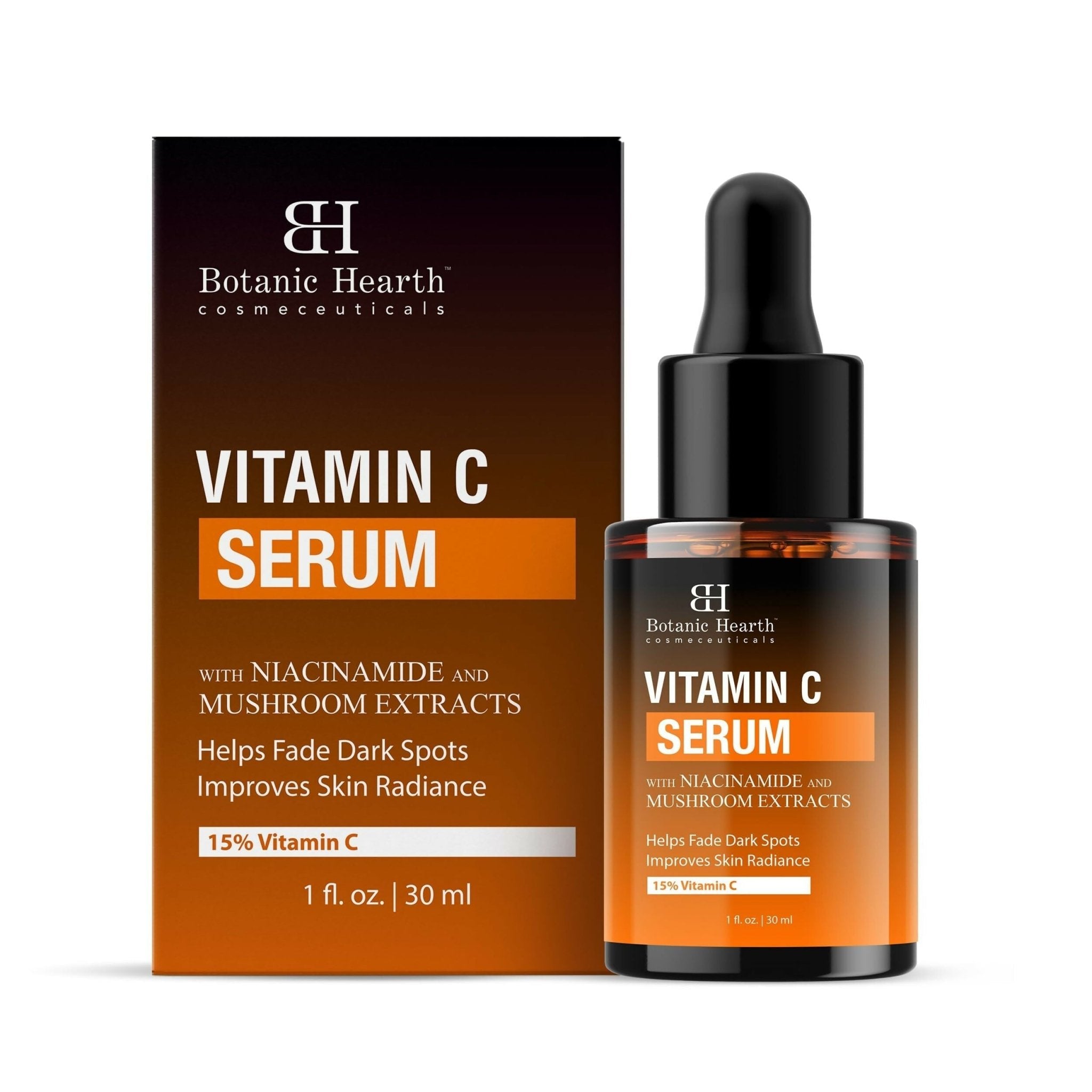 Botanic Hearth 15% Vitamin C Face Serum Targets Dark Spots, Sun Damage, Wrinkles to Brighten & Even Tone Skin - Vamzn#