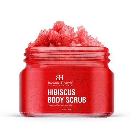 Botanic Hearth Hibiscus Body Scrub For Brighter, Smoother, Hydrated & Moisturized Skin - Vamzn#