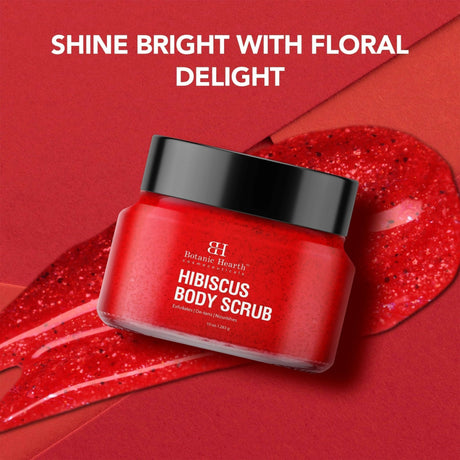Botanic Hearth Hibiscus Body Scrub For Brighter, Smoother, Hydrated & Moisturized Skin - Vamzn#