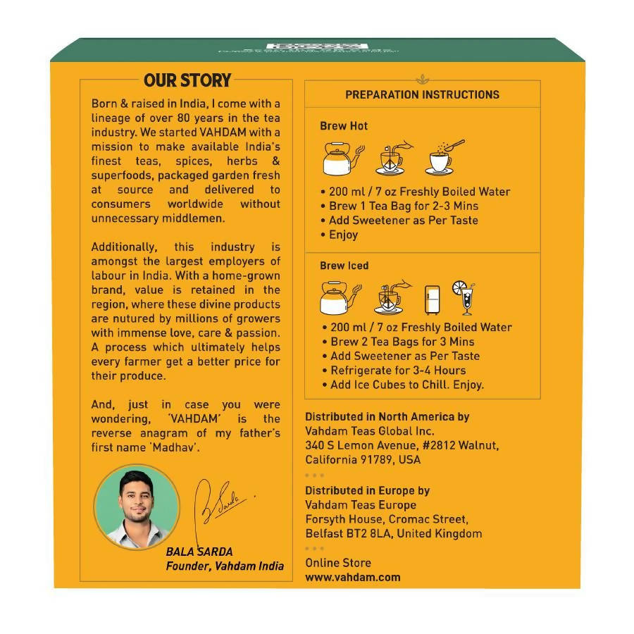 Vahdam Detox Kahwa Green Tea