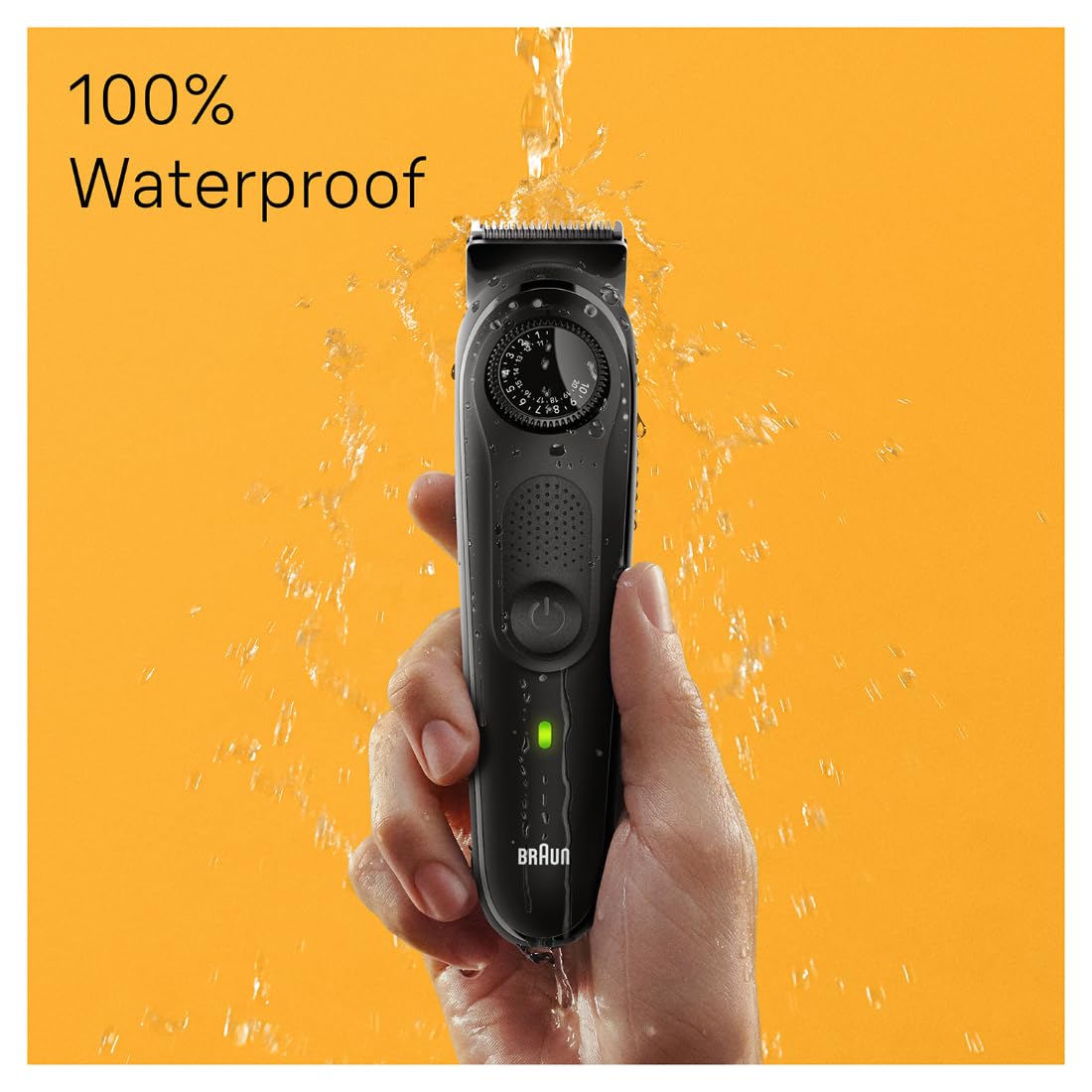 Braun Beard Trimmer for Men, BT5410, From Gillette, Style, Edge, Detail, Lifetime Sharp Blades, 39 Length Settings, 100 - Min Runtime, Waterproof, 5 min Quick Charge, Precision Trimming Comb - Vamzn#