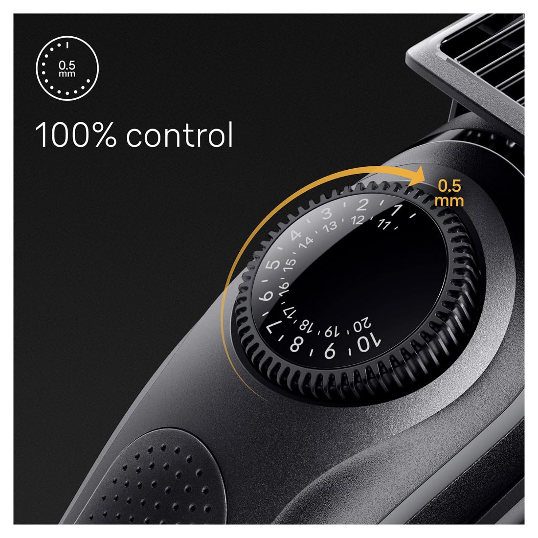 Braun Beard Trimmer for Men, BT5410, From Gillette, Style, Edge, Detail, Lifetime Sharp Blades, 39 Length Settings, 100 - Min Runtime, Waterproof, 5 min Quick Charge, Precision Trimming Comb - Vamzn#