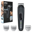 Braun Body Groomer 3 for Men from Gillette, BG3340, Manscaping Tool, SkinShield Technology, Sensitive Comb, Lifetime Sharp Metal Blade, Body Groomer for Men, Gray/Black - Vamzn#