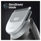 Braun Body Groomer 3 for Men from Gillette, BG3340, Manscaping Tool, SkinShield Technology, Sensitive Comb, Lifetime Sharp Metal Blade, Body Groomer for Men, Gray/Black - Vamzn#