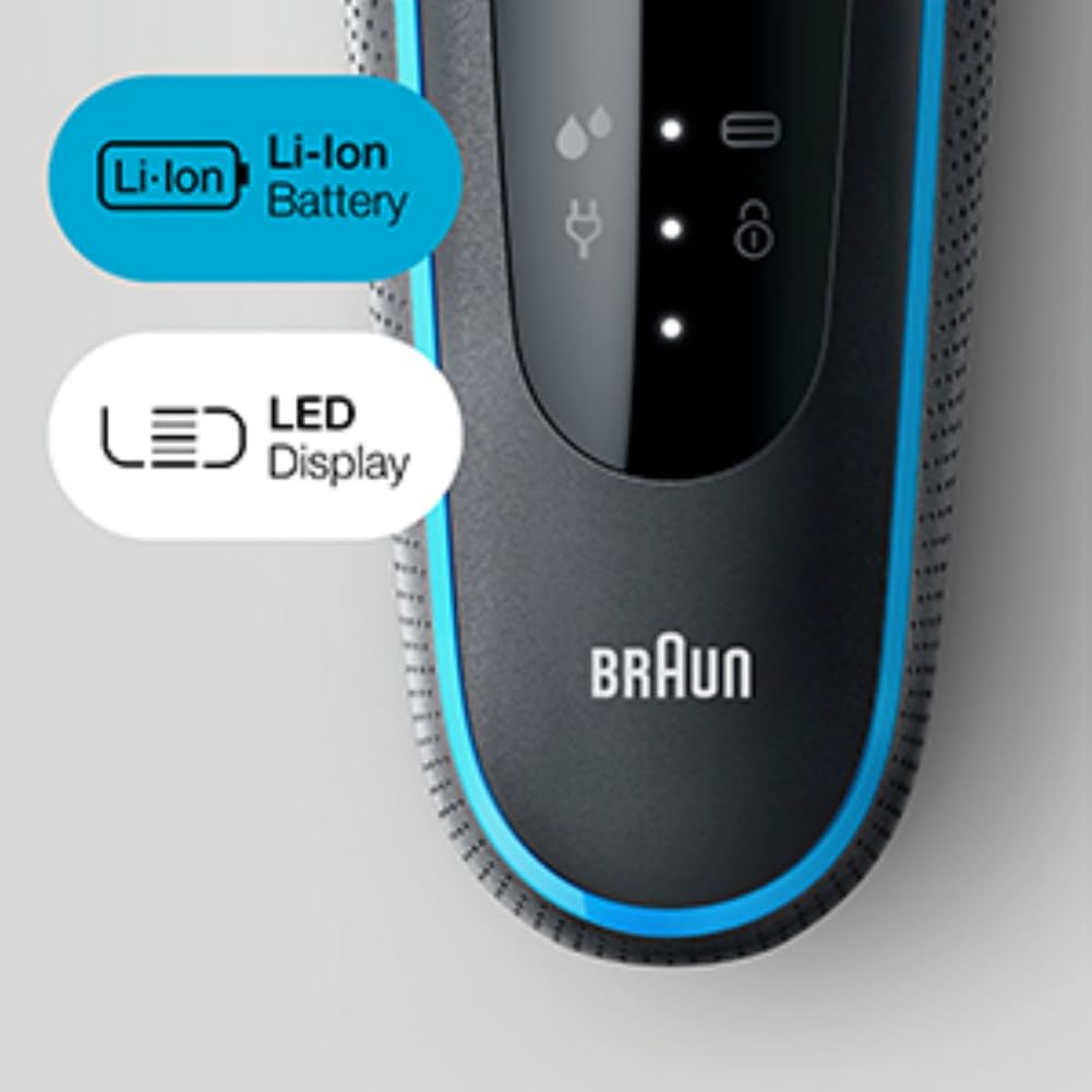 Braun Electric Shaver for Men, Wet & Dry shave, From Gillette, Rechargeable, Sensitive shave, Skin Comfort, Cordless, Advanced German Engineering, 5 - Minute Quick charge Waterproof, Series 5 51 - M1200s - Vamzn#