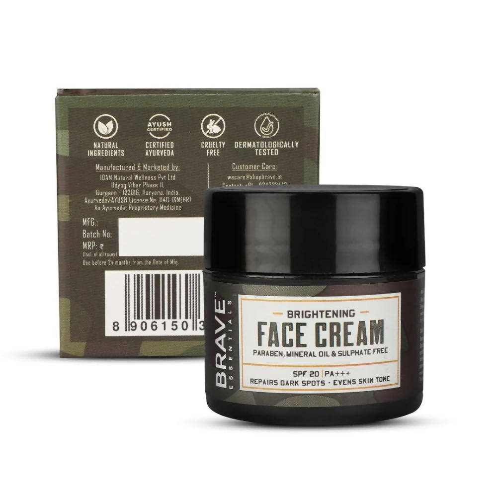 Brave Essentials Brightening Face Cream - Vamzn#