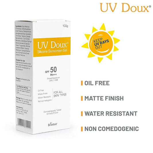 Brinton UV Doux Silicone Sunscreen Gel For Face & Body with SPF 50 PA+++ - Vamzn#