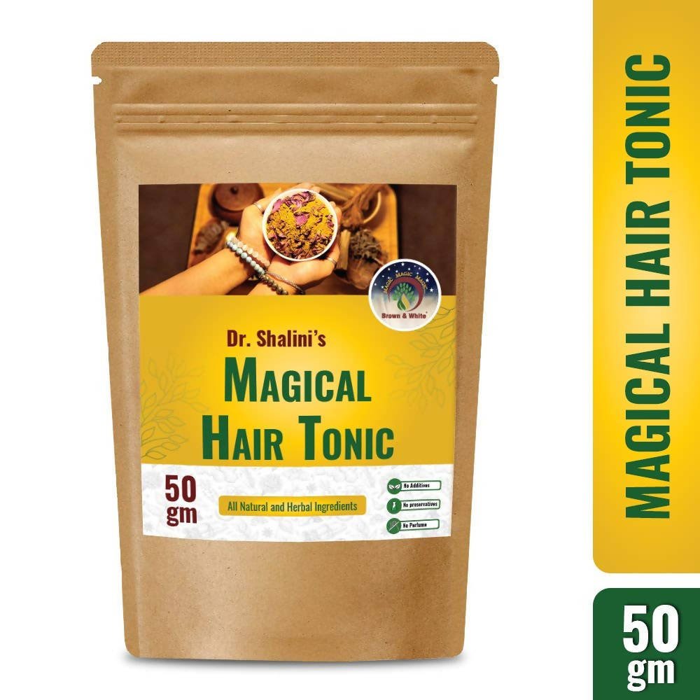Brown & White Magical Hair Tonic - Vamzn#