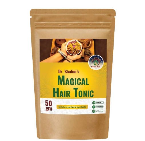 Brown & White Magical Hair Tonic - Vamzn#