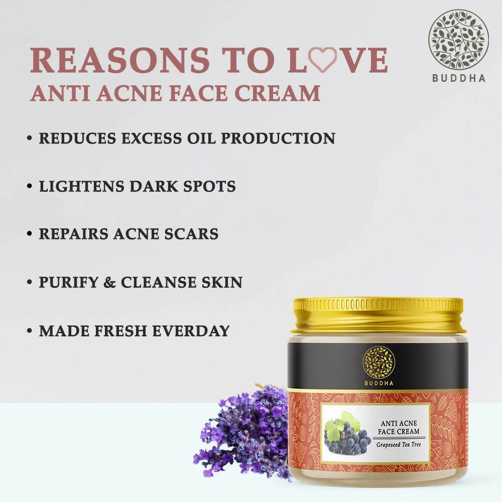 Buddha Natural Anti Acne Face Cream - Vamzn#