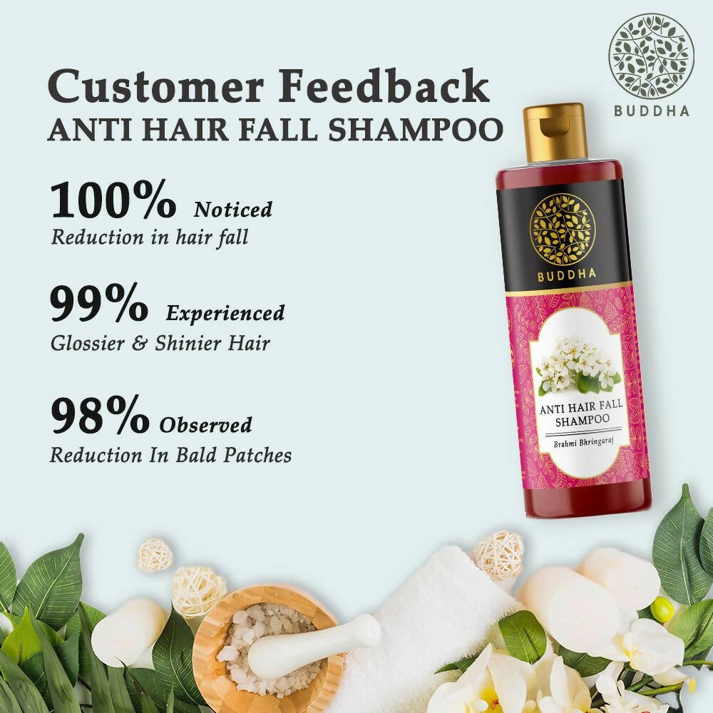 Buddha Natural Anti Hair Fall Shampoo - Vamzn#