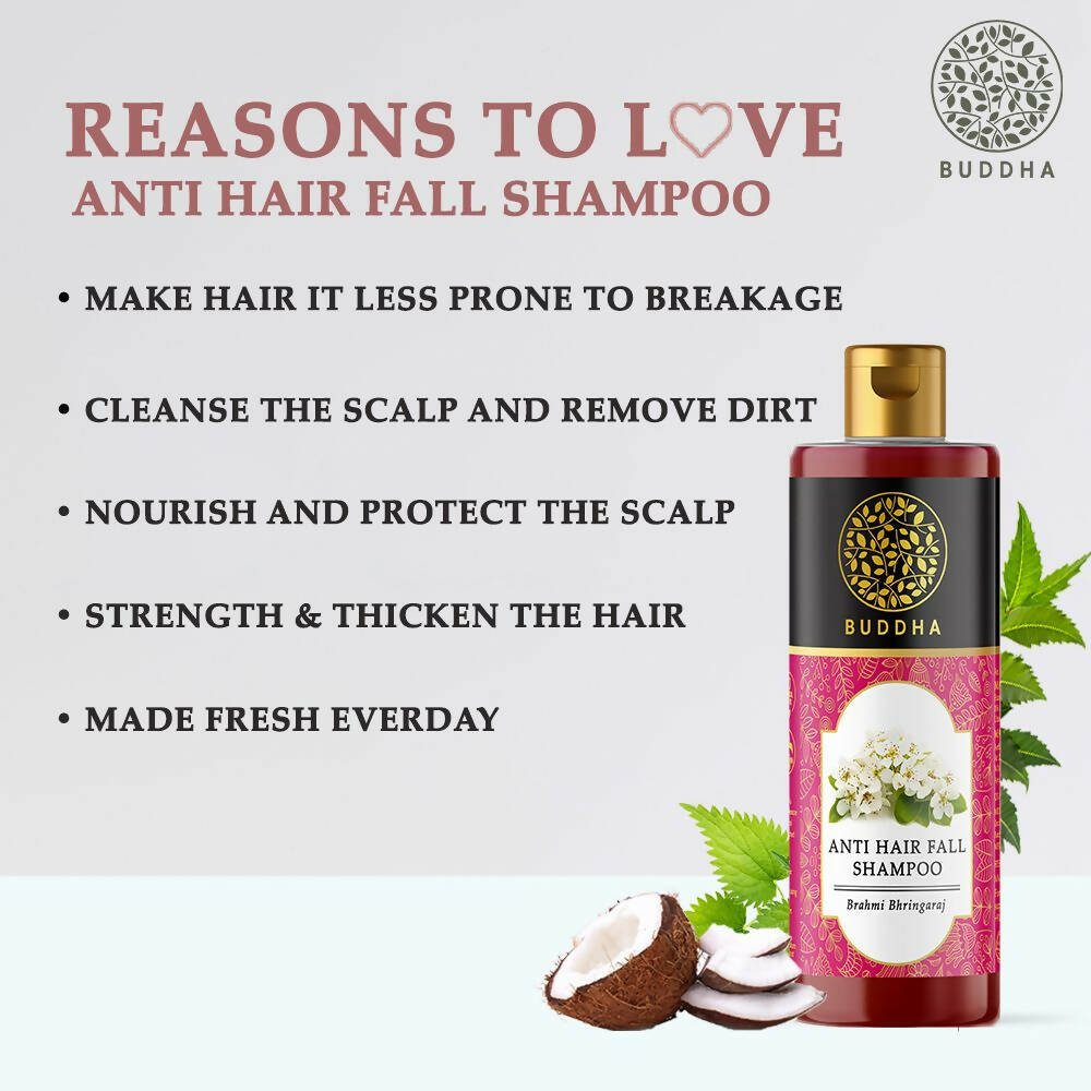 Buddha Natural Anti Hair Fall Shampoo - Vamzn#