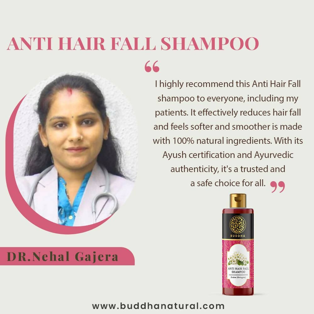 Buddha Natural Anti Hair Fall Shampoo - Vamzn#