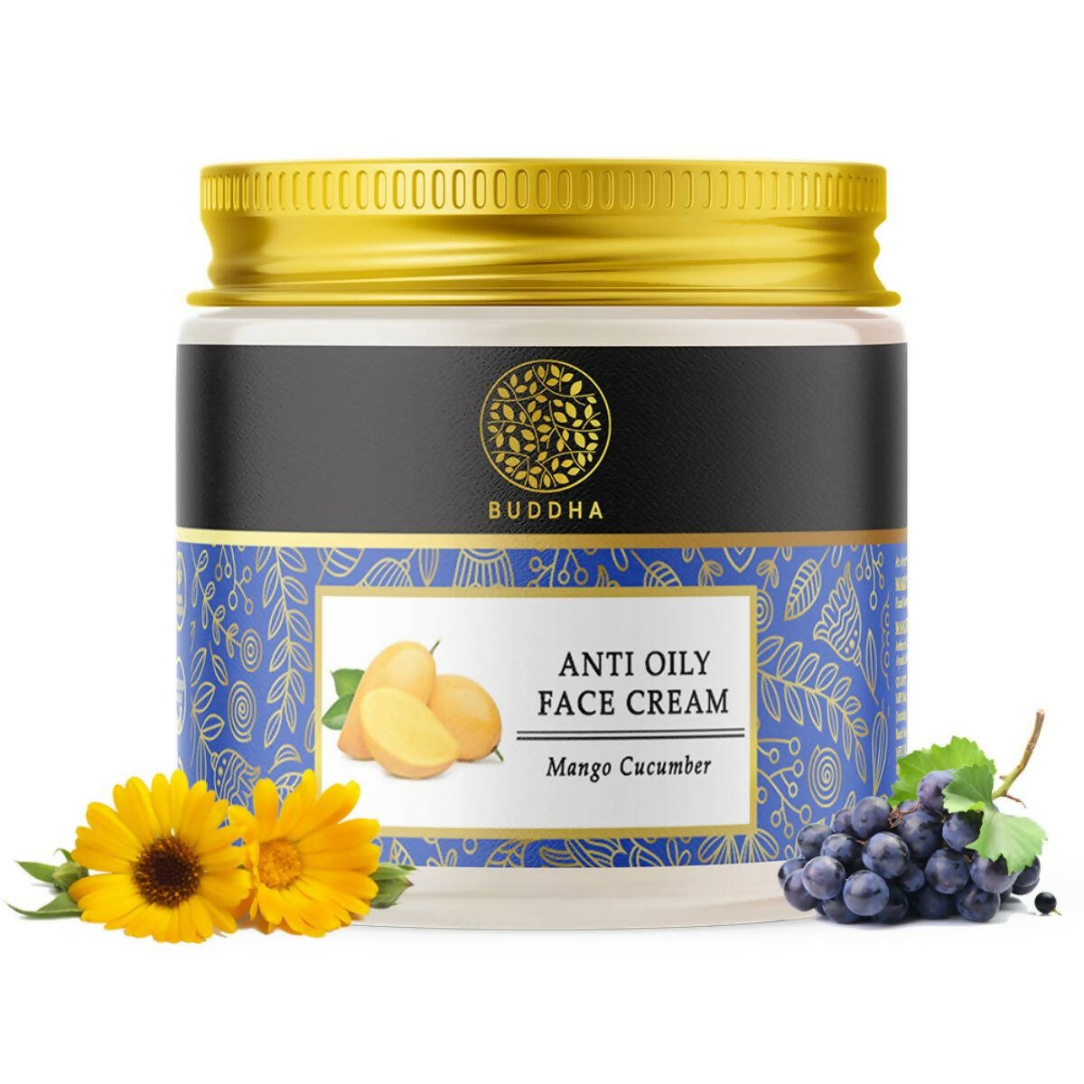 Buddha Natural Anti Oily Face Cream - For Clear and Radiant Oil Free Skin - Vamzn#