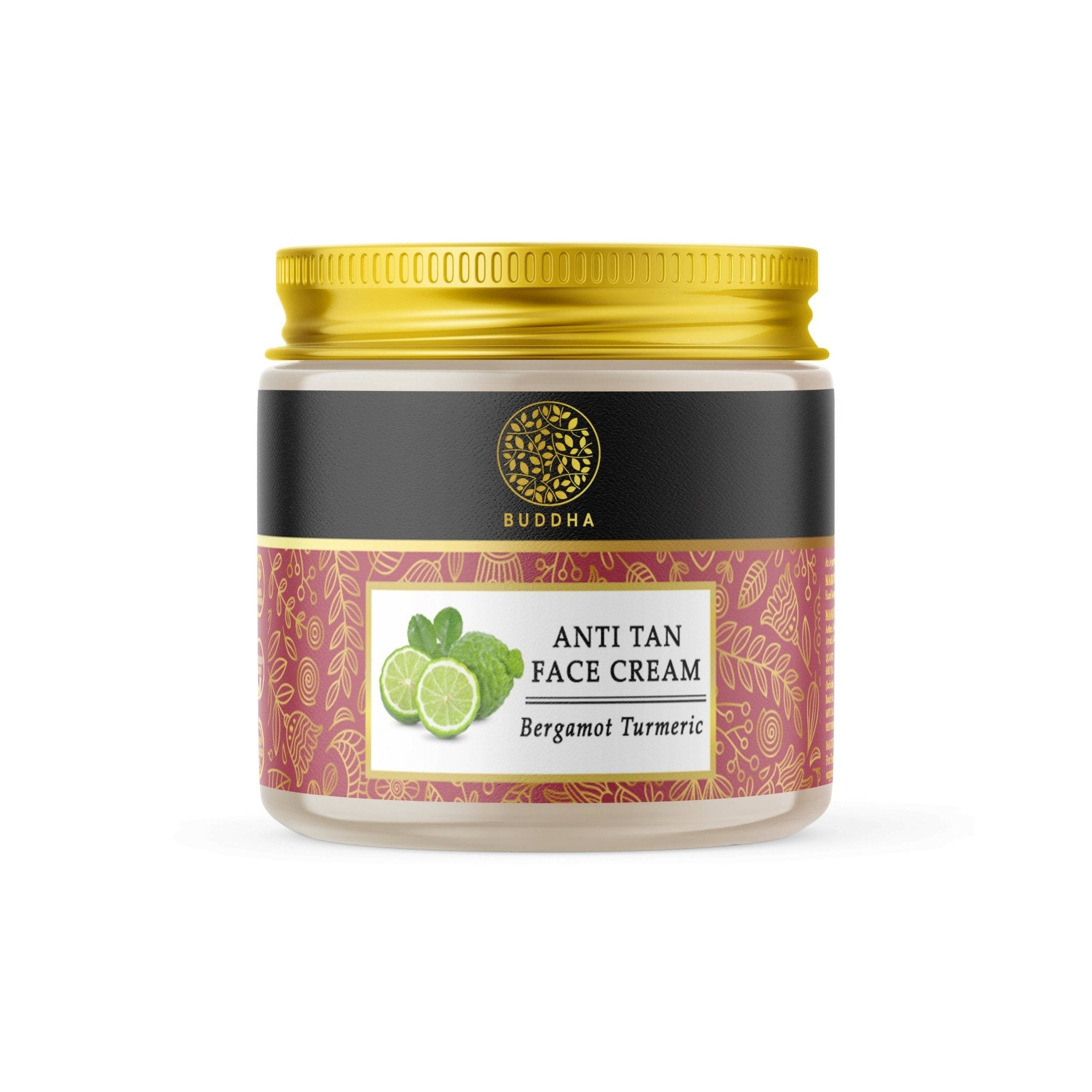 Buddha Natural Anti Tan Face Cream - For Skin Glow, Removing Tan & Dark Spots - Vamzn#