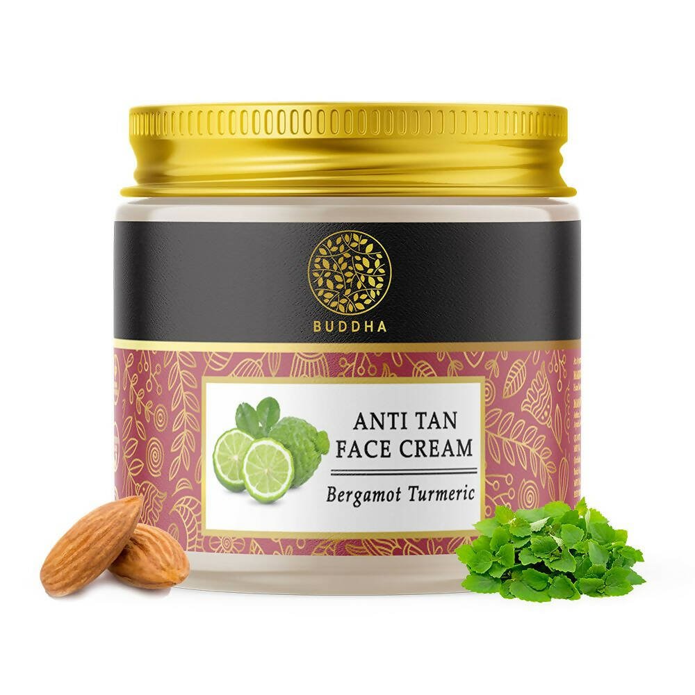 Buddha Natural Anti Tan Face Cream - For Skin Glow, Removing Tan & Dark Spots - Vamzn#