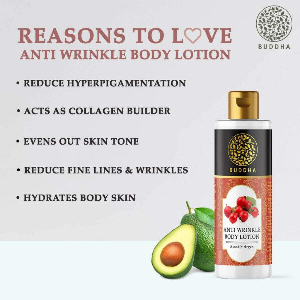 Buddha Natural Anti Wrinkle Body Lotion - For Wrinkles & Fine Lines - Vamzn#