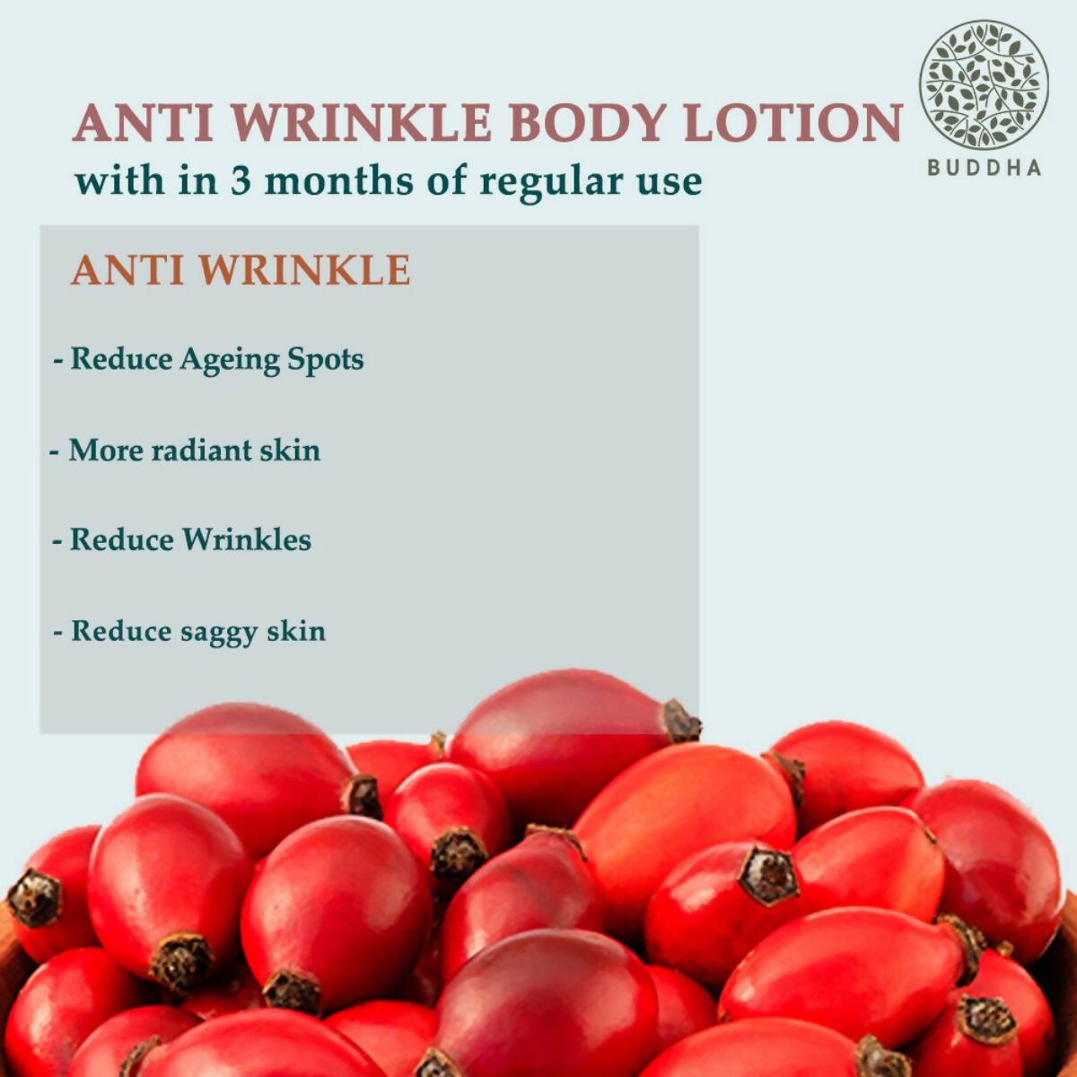 Buddha Natural Anti Wrinkle Body Lotion - For Wrinkles & Fine Lines - Vamzn#