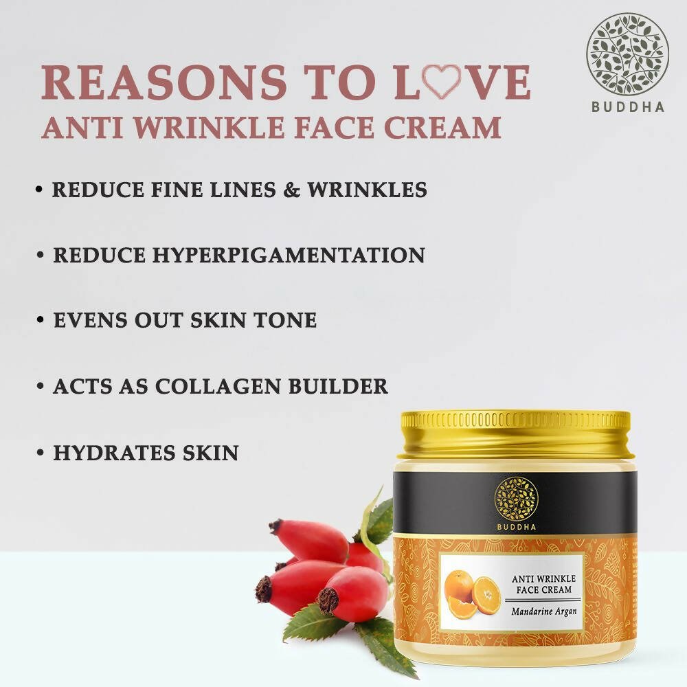 Buddha Natural Anti Wrinkle Face Cream - Reduce Fine Lines, Wrinkles & Skin Aging - Vamzn#