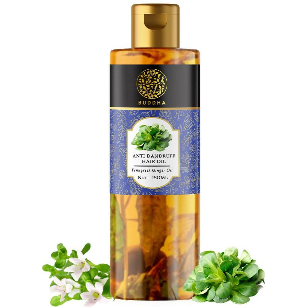 Buddha Natural Dandruff Hair Oil - Vamzn#