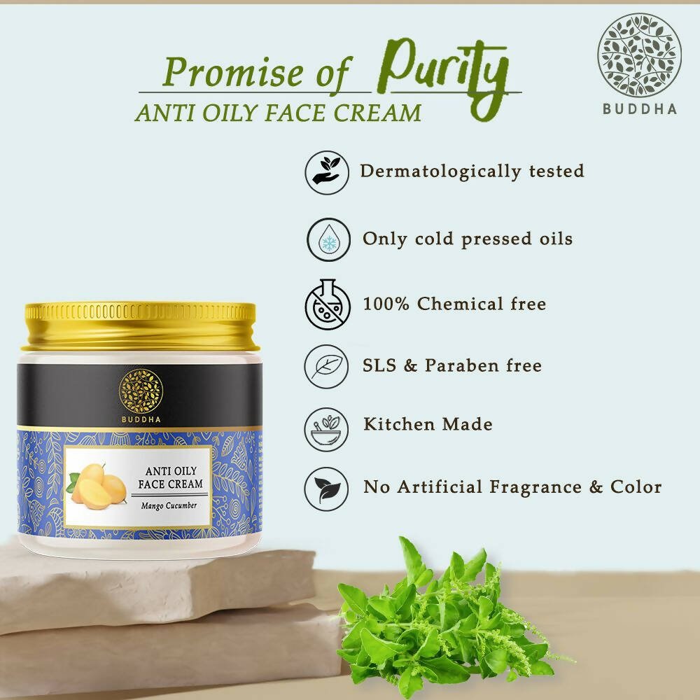 Buddha Natural Oily Face Cream - Vamzn#