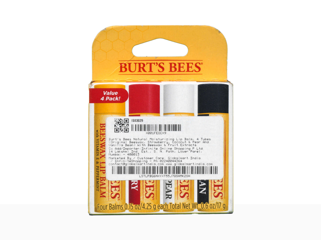 Best of Burt's Lip Balm 4-Pack