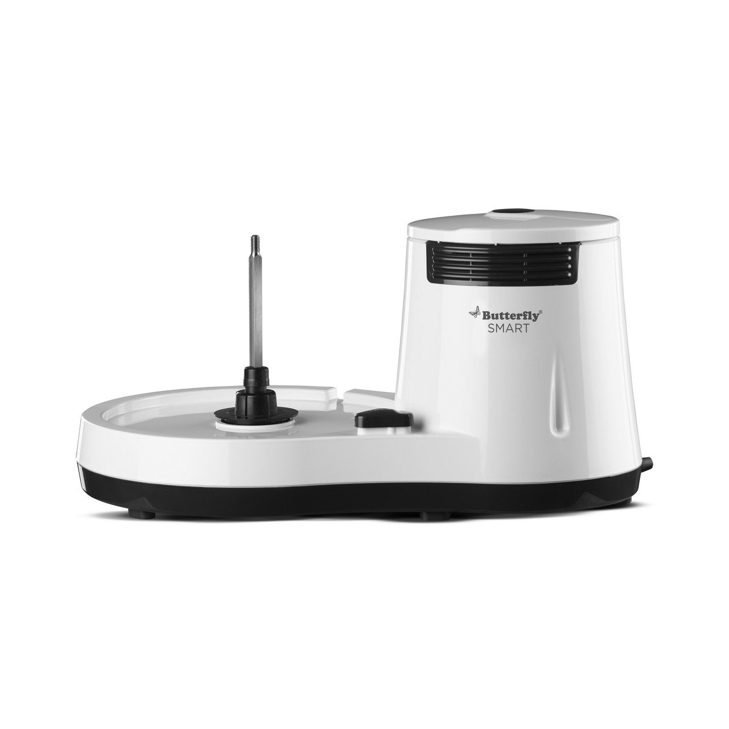Butterfly Smart 2 Litres Table - Top Wet Grinder|150 Watts|Shockproof ABS Body| Coconut Scrapper Attachment|2 stones with 4 - Way Grinding| Stainless Steel Drum | 2 Years Manufacturer's Warranty | White - Vamzn#