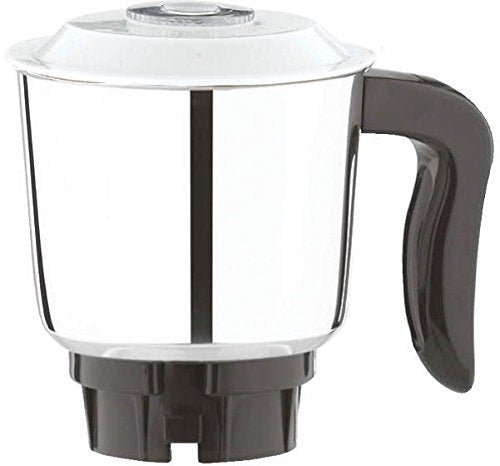 Butterfly Smart 750 Watts Mixer Grinder with 4 Jars | 3 Stainless Steel Multipurpose Jars & 1 Juicer Jar | ABS Body | Heavy Duty Motor | 2 Years Manufacturer's Warranty | Grey - Vamzn#