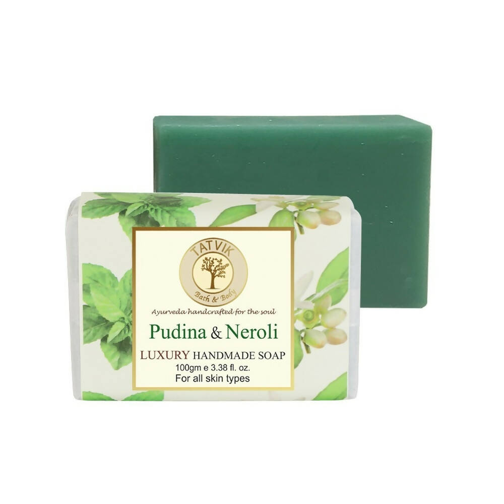 Tatvik Ayurveda Pudina & Neroli Luxury Handmade Soap