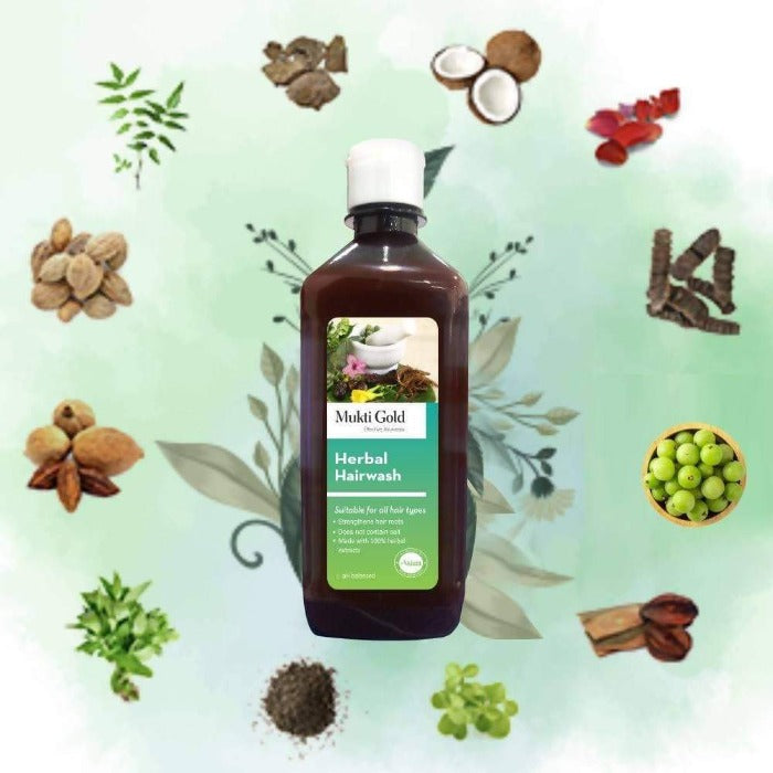 Jeevan Ras Mukti Gold Herbal Hairwash