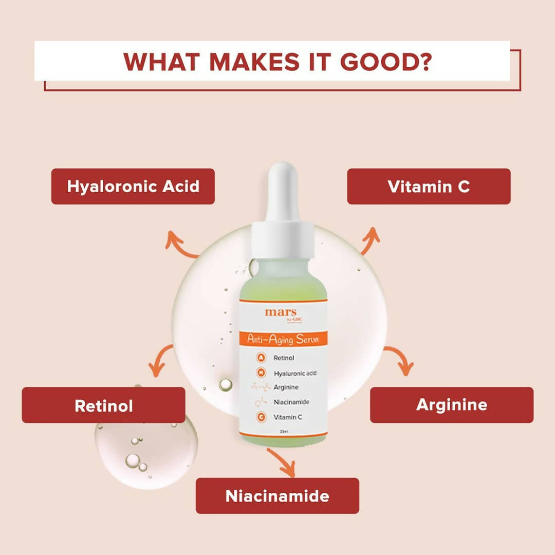 Mars By GHC 1% Retinol Anti Aging Face Serum For Beginners