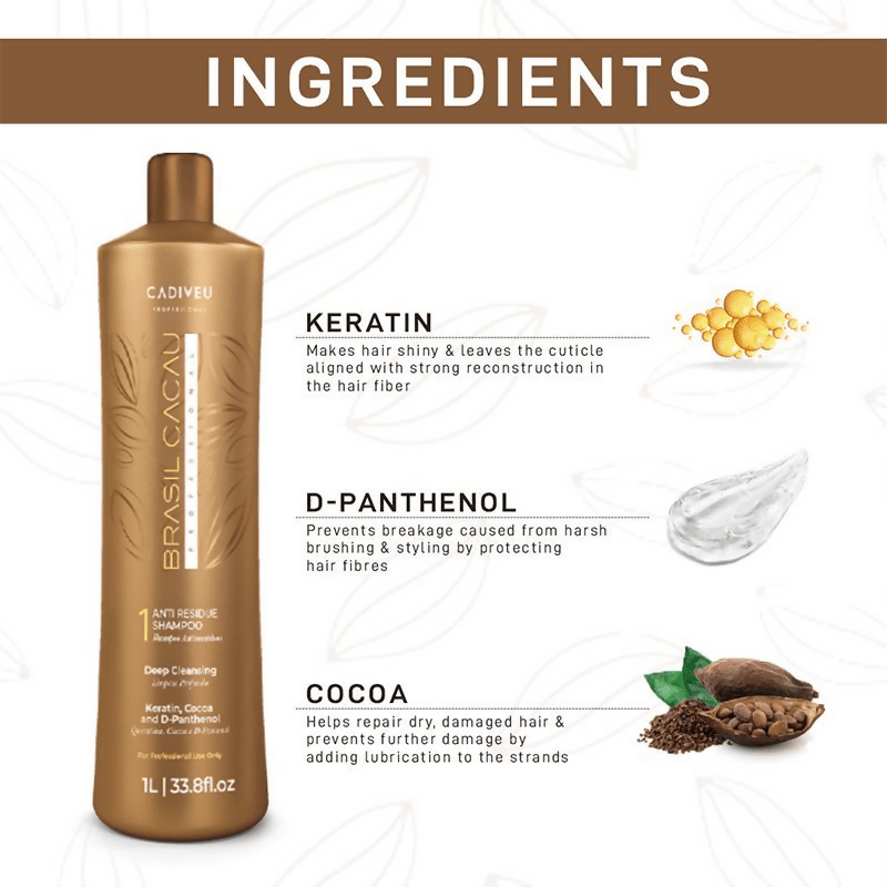 Cadiveu Brasil Cacau Anti Residue Shampoo - Vamzn#