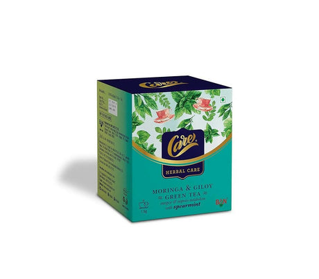 Care Moringa & Giloy Green Tea Bags with Spearmint - Vamzn#