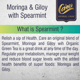 Care Moringa & Giloy Green Tea Bags with Spearmint - Vamzn#