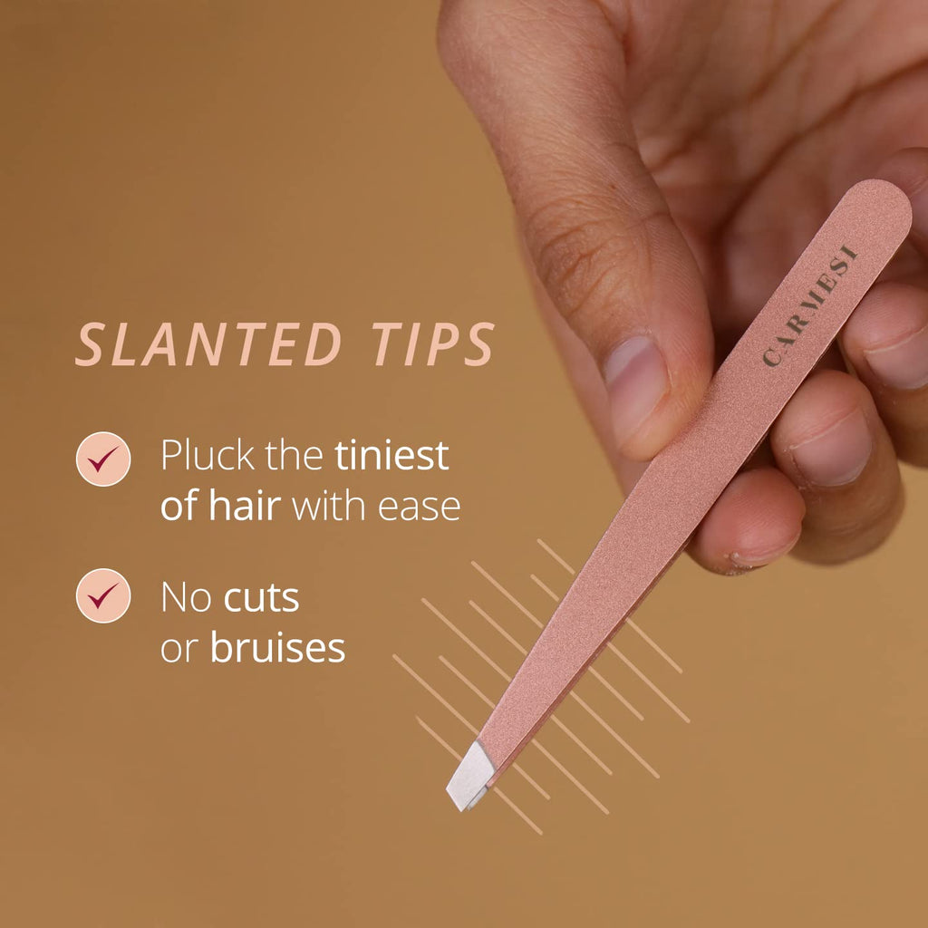 Carmesi Reusable Face Razor for Women Facial Hair - 3 Razors | Instant & Painless Hair Removal | For Eyebrows, Upper Lip, Forehead, Peach Fuzz, Chin and Sideburns | Dermaplaning Tool - Vamzn#