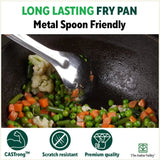 CASTrong Cast Iron Fish Fry Pan, Pre - seasoned, Nonstick, 100% Pure, Toxin - free, Induction, 22.4/25cm, 1.5kg/2kg - Vamzn#