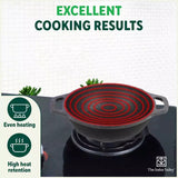 CASTrong Cast Iron Kadai, Flat Handle,Pre - seasoned, Nonstick, 100% Pure, Toxin - free, 20.5/25.6cm, 1.4L/2.4L, 1.8kg/2.5kg - Vamzn#