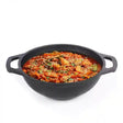 CASTrong Cast Iron Kadai, Flat Handle,Pre - seasoned, Nonstick, 100% Pure, Toxin - free, 20.5/25.6cm, 1.4L/2.4L, 1.8kg/2.5kg - Vamzn#