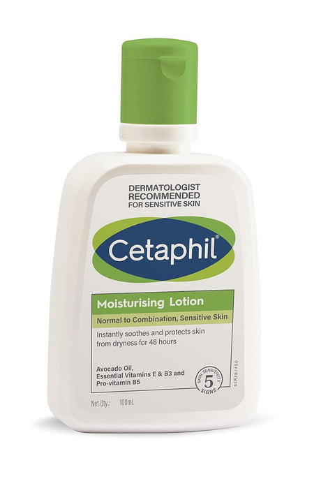 Ce - ta.phil Moisturizing Lotion for Normal to Combination, Sensitive Skin| 100 ml| Moisturizer with Niacinamide, Panthenol| Non - greasy, Won’t Clog Pores|Paraben, Sulphate Free - Vamzn#