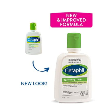 Ce - ta.phil Moisturizing Lotion for Normal to Combination, Sensitive Skin| 100 ml| Moisturizer with Niacinamide, Panthenol| Non - greasy, Won’t Clog Pores|Paraben, Sulphate Free - Vamzn#