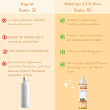 Wishcare Cold Pressed Extra-Virgin Coconut Oil & Castor Oil Combo