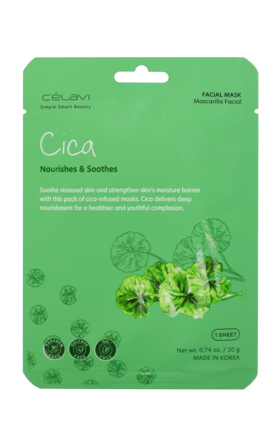 Celavi Essence Facial Sheet Face Mask Variety Set Classic Authentic Korean Moisturizing Skincare (12 - Packs) - Vamzn#