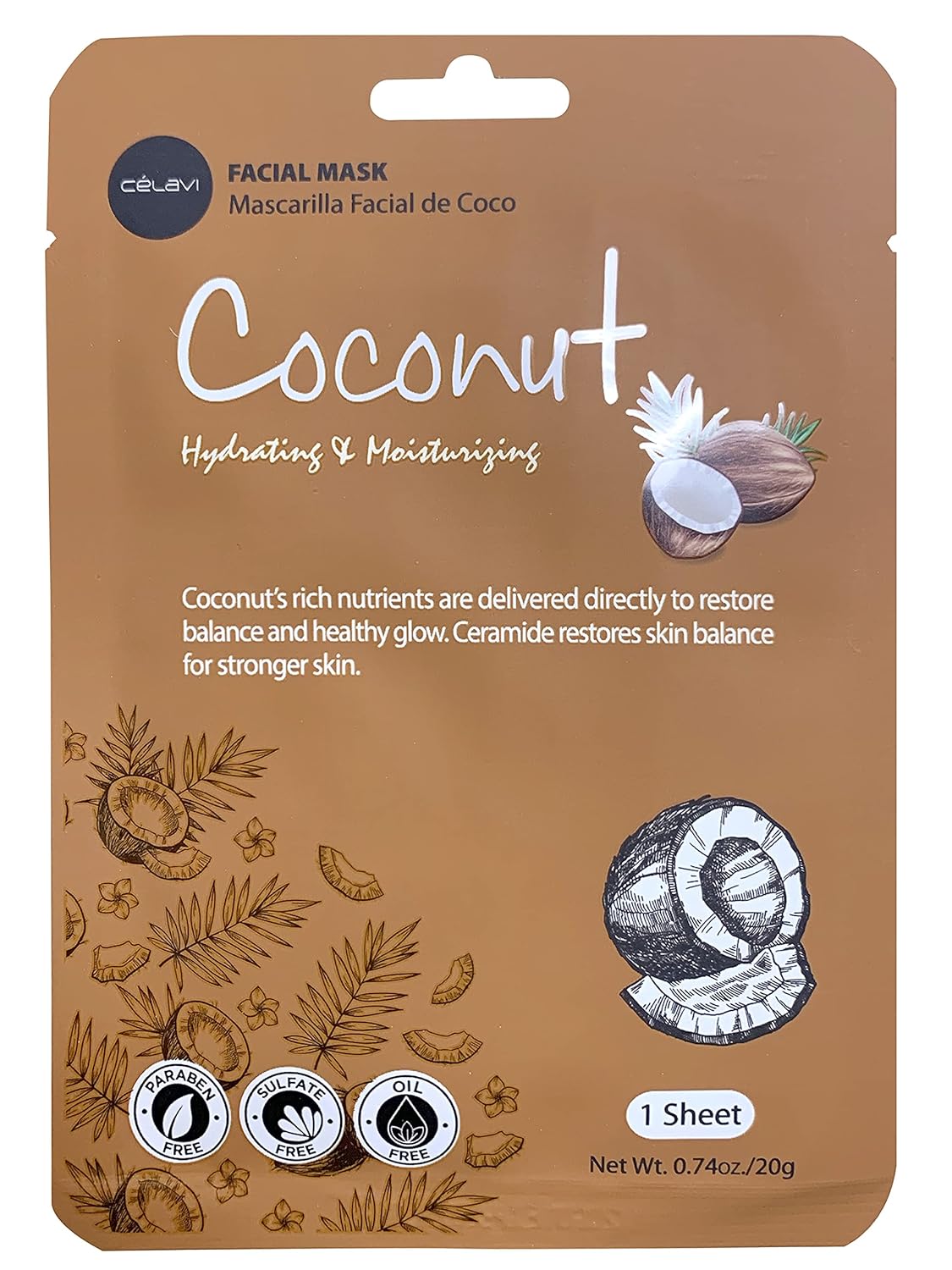 Celavi Essence Facial Sheet Face Mask Variety Set Classic Authentic Korean Moisturizing Skincare (12 - Packs) - Vamzn#
