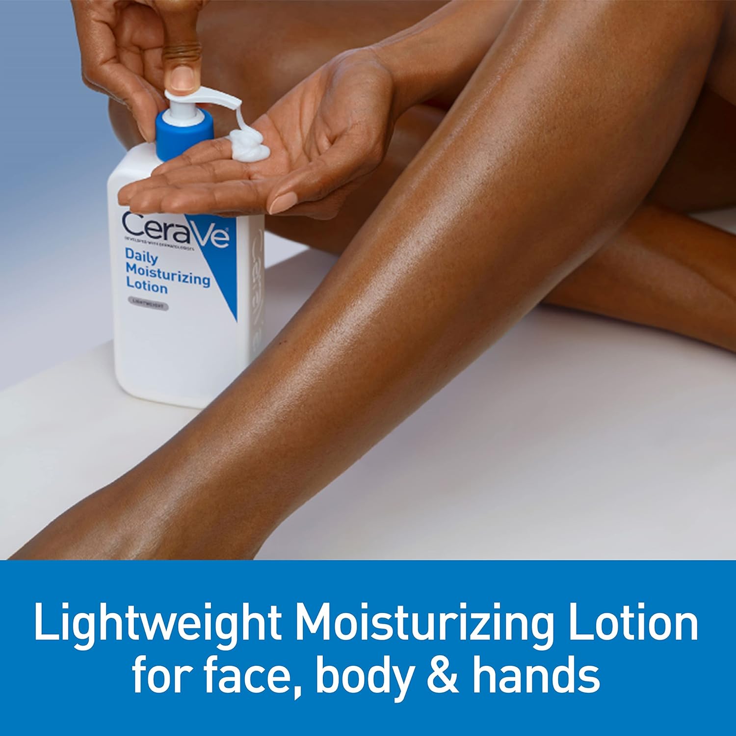 CeraVe Daily Moisturizing Lotion for Dry Skin | Body Lotion & Face Moisturizer with Hyaluronic Acid and Ceramides | Daily Moisturizer | Fragrance Free | Oil - Free | 19 Ounce - Vamzn#