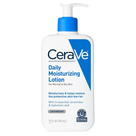 CeraVe Daily Moisturizing Lotion for Dry Skin | Body Lotion & Face Moisturizer with Hyaluronic Acid and Ceramides | Daily Moisturizer | Fragrance Free | Oil - Free | 19 Ounce - Vamzn#
